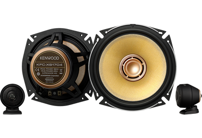 Kenwood KFC-XS1704 - XS-Series Hi-Res Audio 17cm Component Speakers