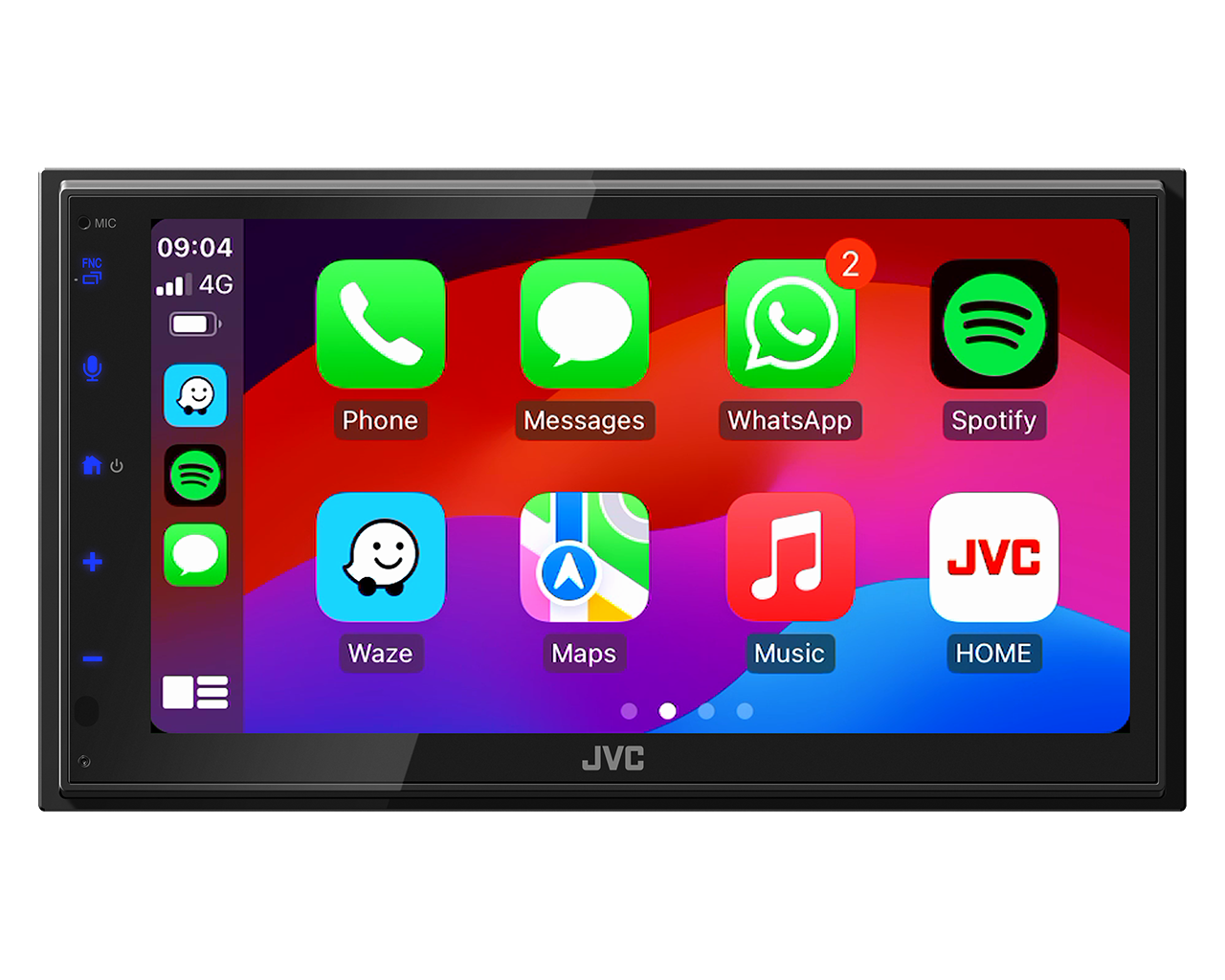 JVC KW-M695DBW 6.8" Wireless CarPlay Wireless Android Auto DAB+ Bluetooth Screen Mirroring Stereo