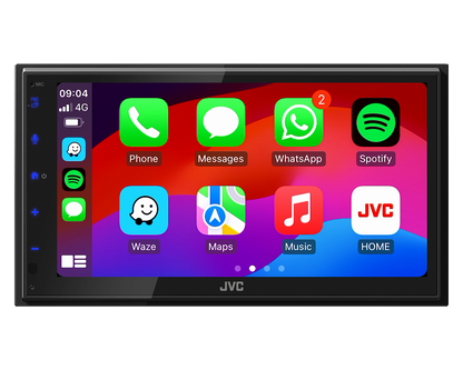 JVC KW-M695DBW 6.8" Wireless CarPlay Wireless Android Auto DAB+ Bluetooth Screen Mirroring Stereo