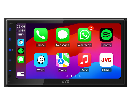 JVC KW-M695DBW 6.8" Wireless CarPlay Wireless Android Auto DAB+ Bluetooth Screen Mirroring Stereo