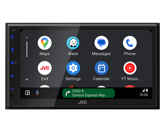 JVC KW-M695DBW 6.8" Wireless CarPlay Wireless Android Auto DAB+ Bluetooth Screen Mirroring Stereo