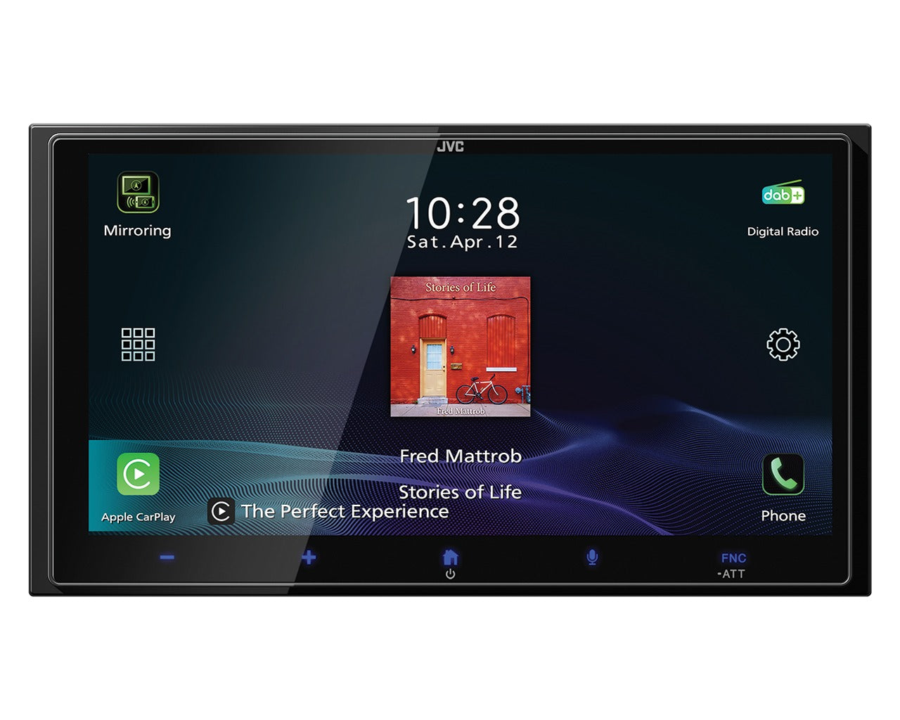 JVC KW-M795DBW - 6.92" HD Wireless Carplay, Android Auto, DAB Stereo