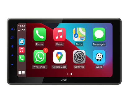 JVC KW-Z900DBW - 9" HD Floating Screen With Wireless Carplay, Android Auto, DAB