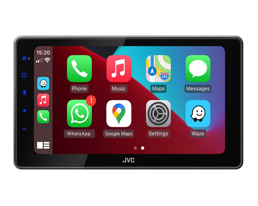 JVC KW-Z900DBW - 9" HD Floating Screen With Wireless Carplay, Android Auto, DAB