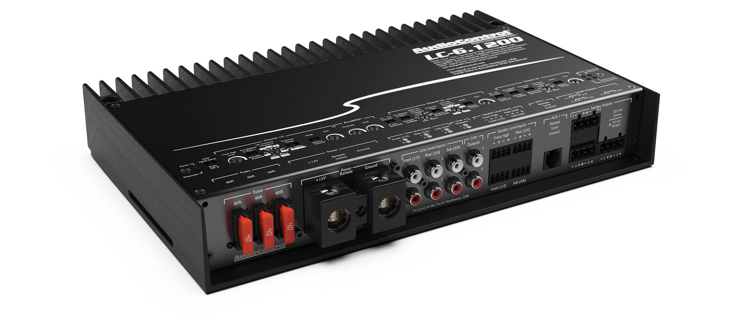 AudioControl LC-6.1200 High-Power Multi-Channel Amplifier with Accubass®