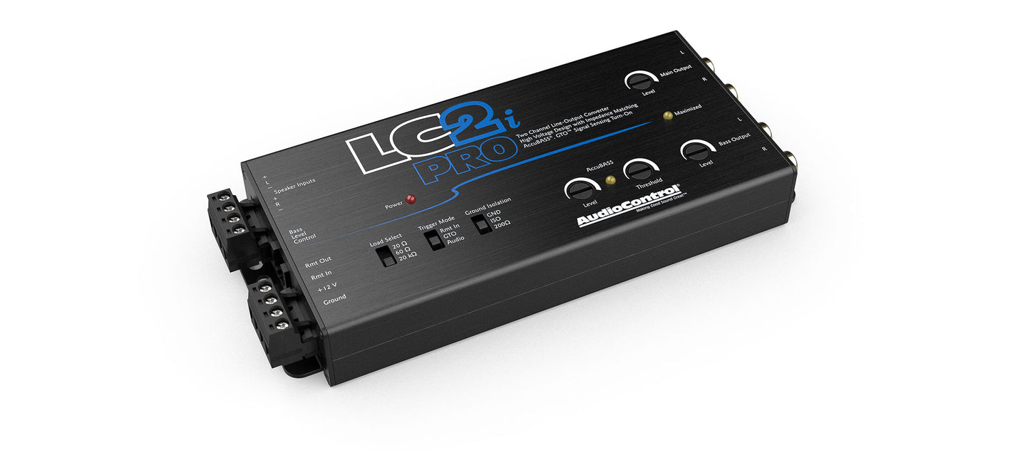 AudioControl LC2i Pro 2 Channel Line Out Converter with Accubass®