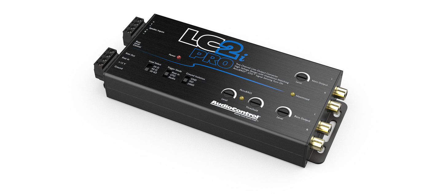 AudioControl LC2i Pro 2 Channel Line Out Converter with Accubass®