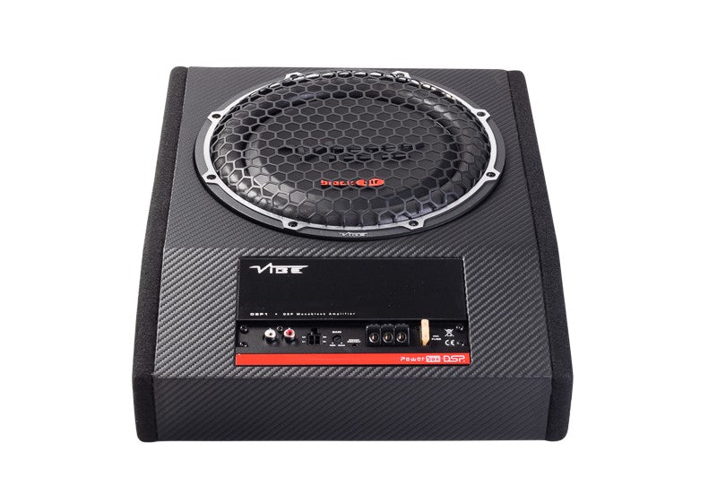 VIBE OPTISOUNDAUTO10A-V4 Slimline 10" Active Car Under Seat Subwoofer 900 Watts