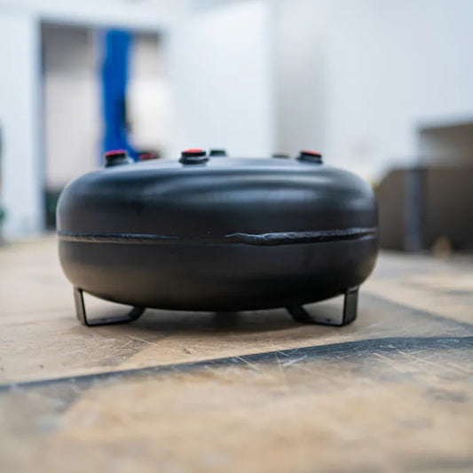 CompressAir 4 Gallon Black Pancake Tank