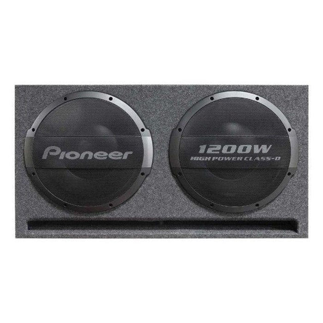 Pioneer TS-WX1220AH 30 cm x 2 Bass Reflex Subwoofer with Built-in Amplifier (3000 W)