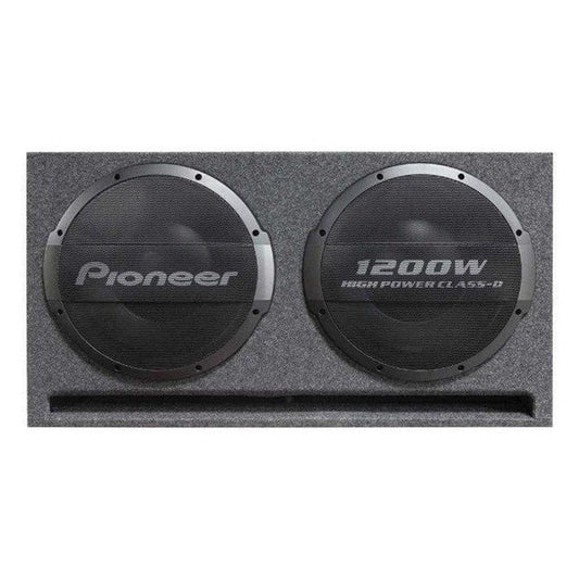 Pioneer TS-WX1220AH 30 cm x 2 Bass Reflex Subwoofer with Built-in Amplifier (3000 W)