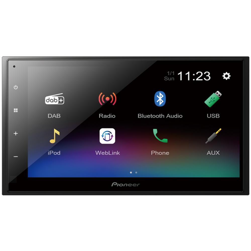 Pioneer DMH-A340DAB 6.8" Double Din Bluetooth WebLink USB DAB