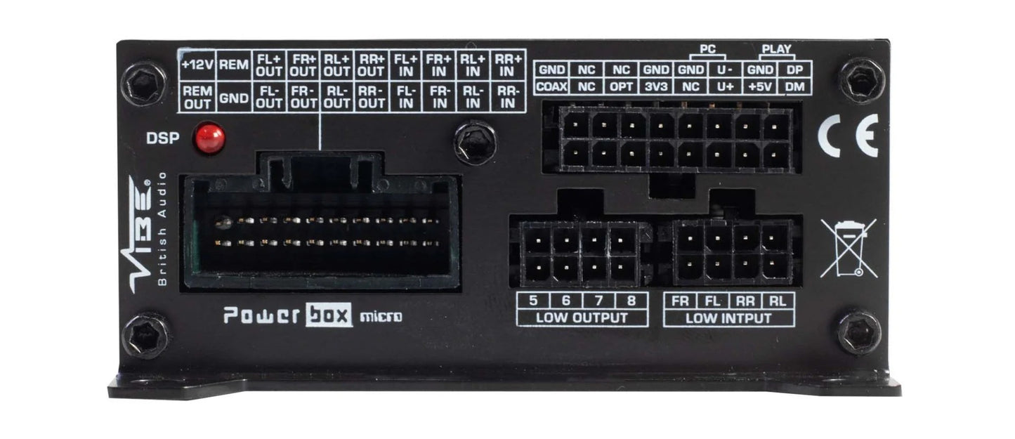 Vibe POWERBOX65.4-8DSP - 4 Channel DSP Amplifier