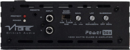 Vibe POWERBOX800.1D-V3 - Monoblock Car Amplifier 800W RMS