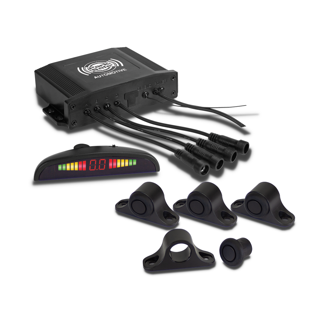 Parksafe PSC114.1 Commercial Wireless Rear Sensor Kit with Under Hung Brackets and LED Display