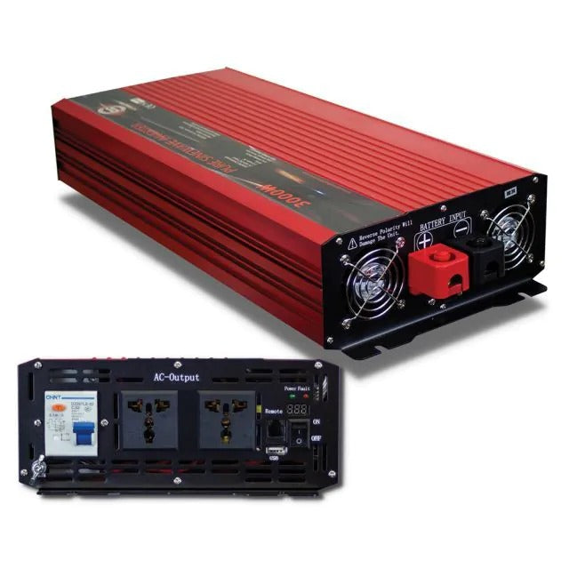 Parksafe PS2004 – Power Inverter Pure Sine Wave – 12v 3000 Watt
