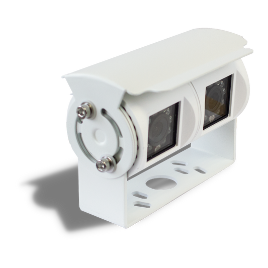 Parksafe PSC09W Twin Universal D1 White Dual Camera