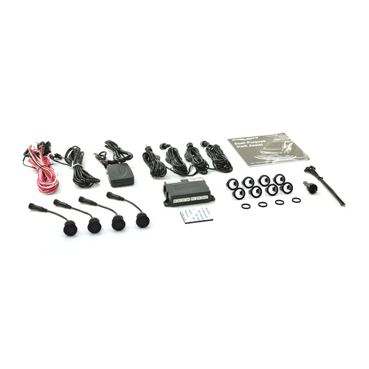 STEELMATE PTS400EX (DP) Matt Black Dual-Purpose Front or Rear Parking Sensors