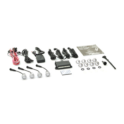 STEELMATE PTS400EX (DP) Silver Dual-Purpose Front or Rear Parking Sensors
