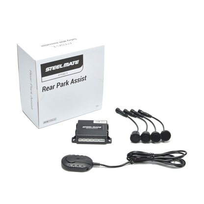 STEELMATE PTSC1 Matt Black Rear Parking Sensors