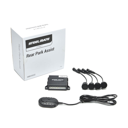 STEELMATE PTSC1 Matt Black Rear Parking Sensors
