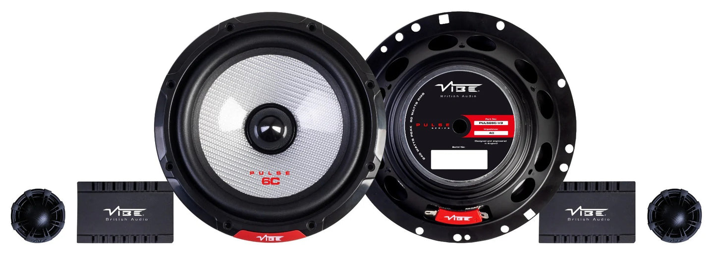 Vibe PULSE6C-V3 - 6.5" 2-Way Component Car Speakers 720W