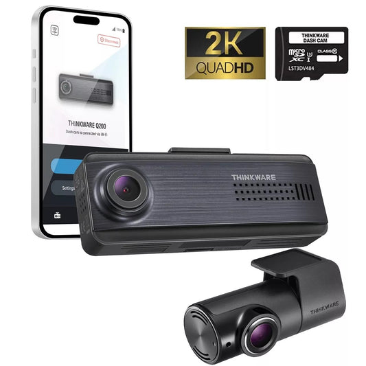 Thinkware Q200 2CH - 2K Quad HD Front & 1080P FHD Rear