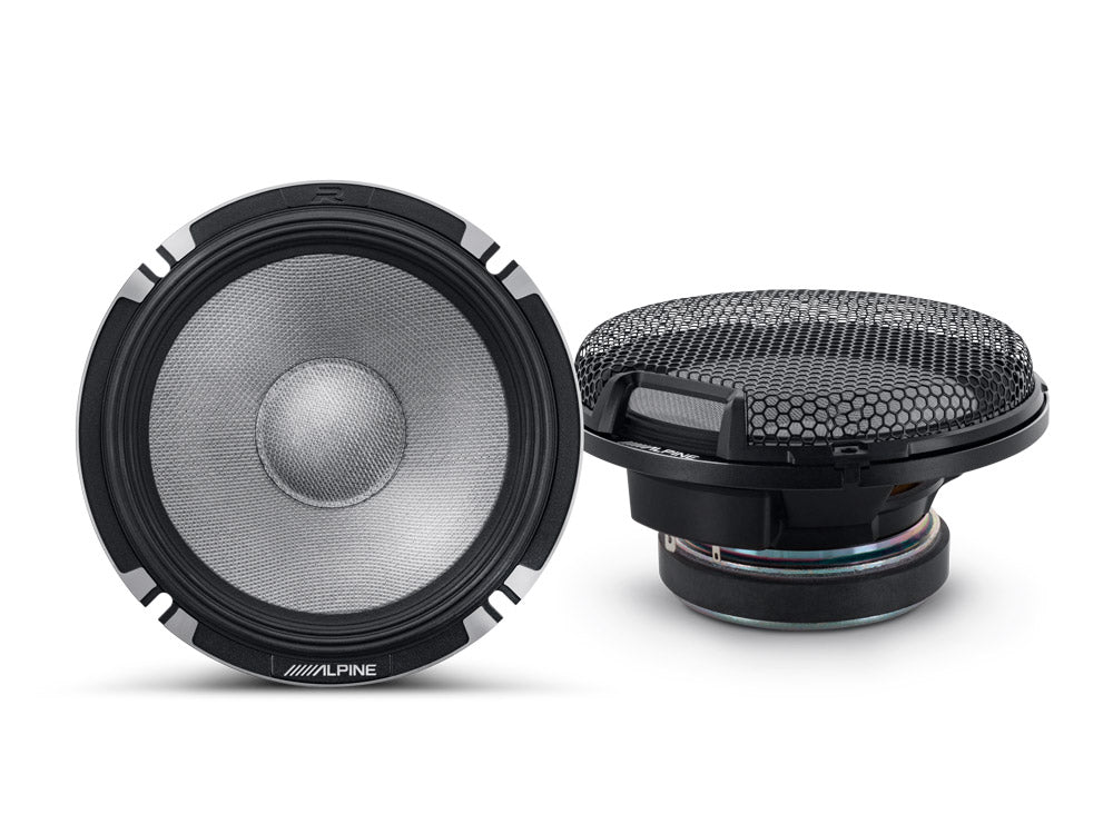 Alpine R2-S653 - 16.5cm 3-Way PRO Component Car Speakers 300 Watts