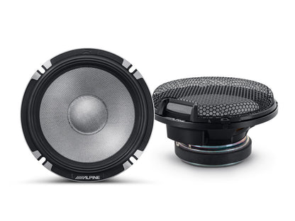Alpine R2-S653 - 16.5cm 3-Way PRO Component Car Speakers 300 Watts