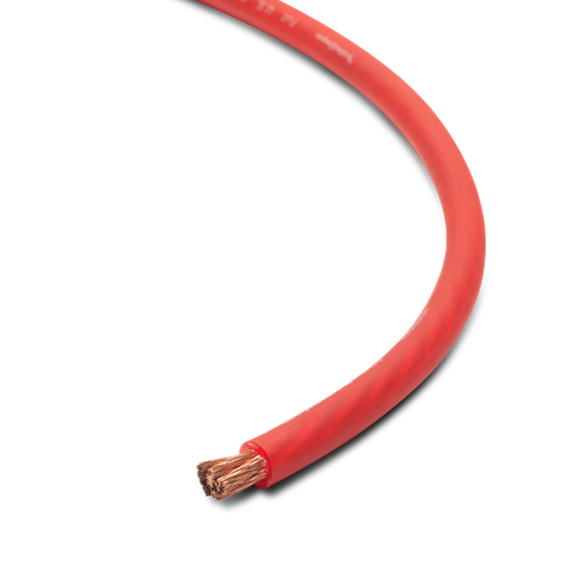 ROCKFORD FOSGATE RFW4R Red OFC 4 Gauge Power Cable - Roll