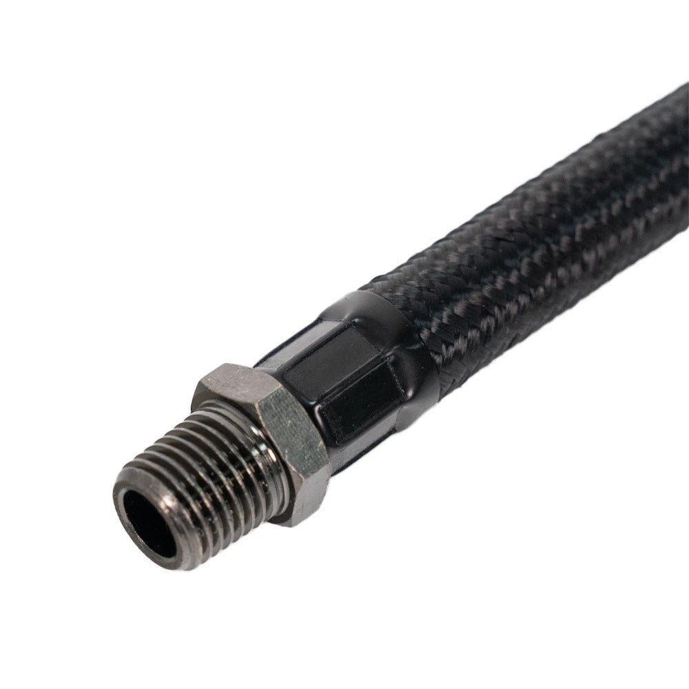 CompressAir 10997B - 1/4" NPT Black Leader Line Hose For Air Lift Struts (Single)