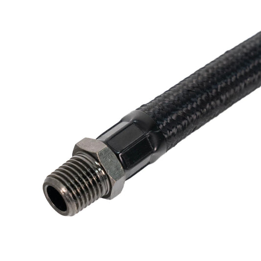 CompressAir 10997B - 1/4" NPT Black Leader Line Hose For Air Lift Struts (Single)