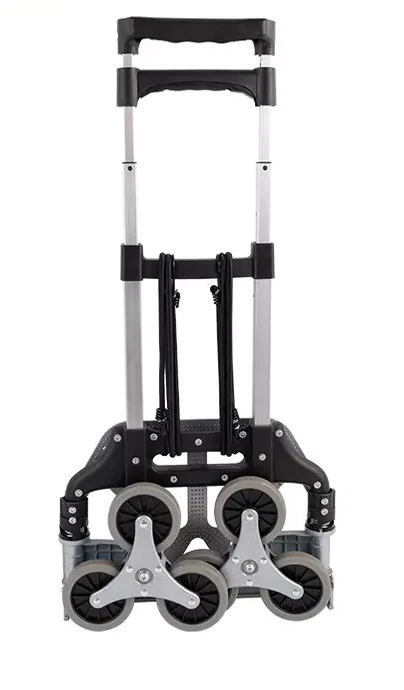 Kendo 90805 - Folding Stair Climber Sack Truck 80kg Aluminium Hand Trolley 50Kg Stairs