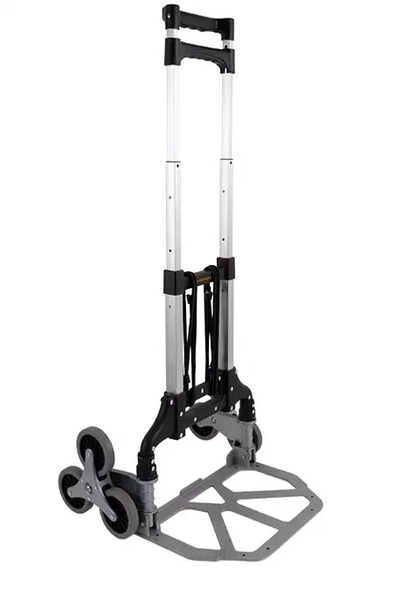 Kendo 90805 - Folding Stair Climber Sack Truck 80kg Aluminium Hand Trolley 50Kg Stairs
