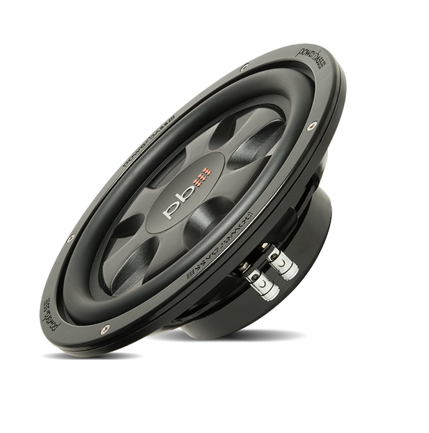 Powerbass S-10TD-10" Shallow Mount Subwoofer Dual 4 Ohm 550W
