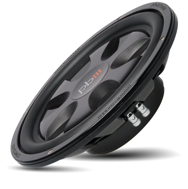 Powerbass S-12TD - 12" Shallow Mount Subwoofer Dual 4 Ohm 600W