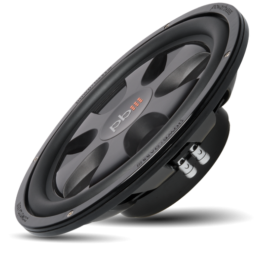 Powerbass S-12TD - 12" Shallow Mount Subwoofer Dual 4 Ohm 600W