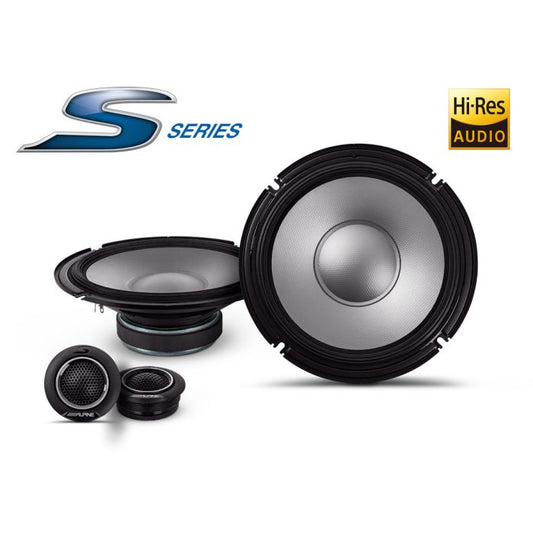 Alpine S2-S80C - S-Series 8" 2-Way Car Component Speakers