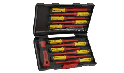 Sealey AK6128 13pc Interchangeable Screwdriver Set - VDE Approved
