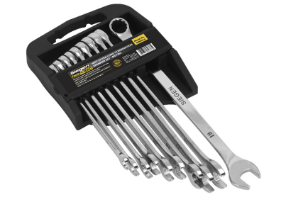 Sealey S0832 10pc Extra-Long Combination Spanner Set