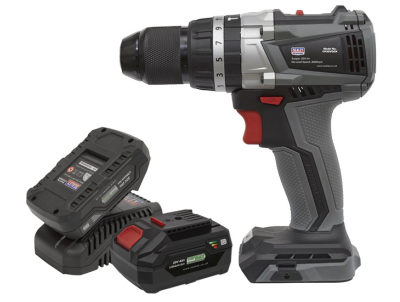 Sealey CP20VDDXKIT  20V SV20 Series Ø13mm Brushless Combi Drill Kit - 2 Batteries
