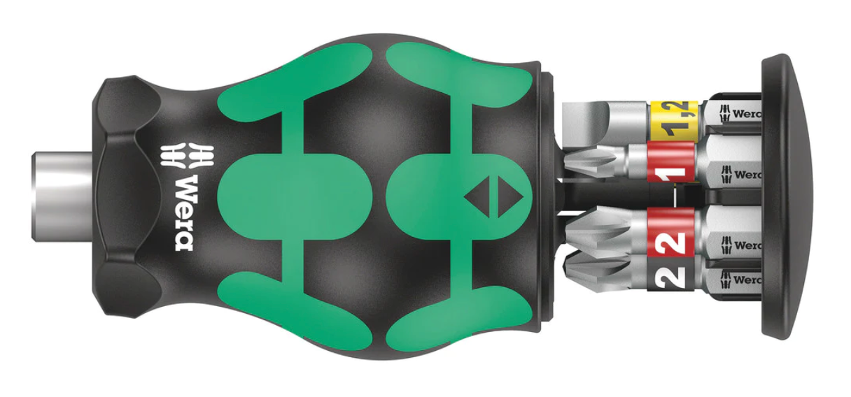 Wera 05008874001 Kraftform Kompakt Stubby magazine 2, 6 pieces