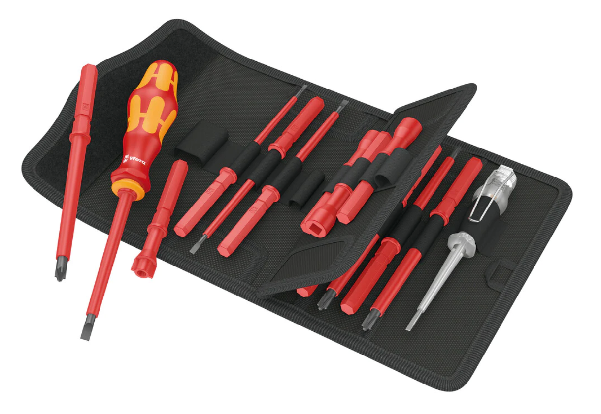 Wera 05003471001 Kraftform Kompakt VDE 18 Universal 1, 18 pieces