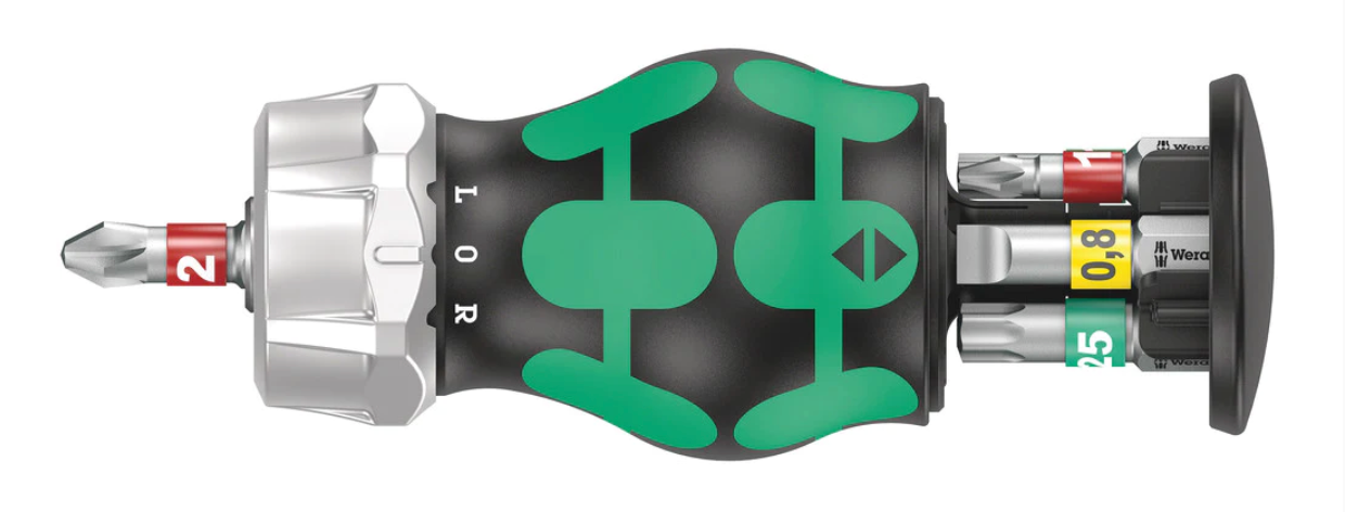 Wera 05008883001 Kraftform Kompakt Stubby magazine RA 1, 6 pieces