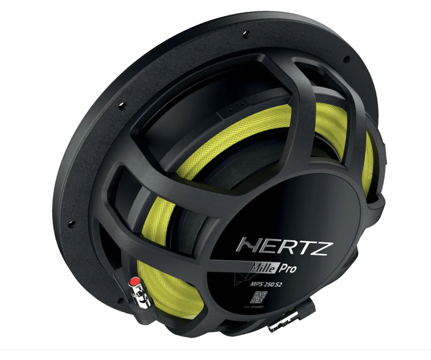 Hertz MPS 250S2 - Mille Pro 10" Single 2 Ohm Subwoofer