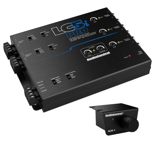 AudioControl LC5i PRO - 5 Channel Line Out Converter With AccuBass Dash Remote Inc