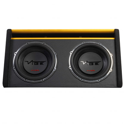 Vibe SLICKMIT12T-V3 12" Twin Passive Enclosure Subwoofer 3000W