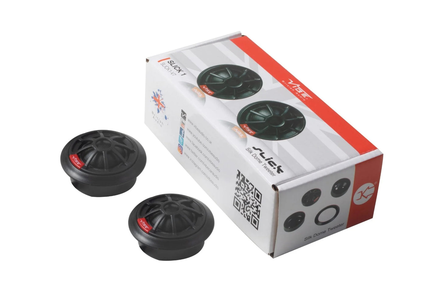 Vibe SLICK1-V4 Slick 1" Car Component Tweeter