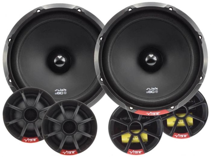 Vibe SLICK6C-V7 - 6.5" 17cm 2 Way Component Car Speakers 540W