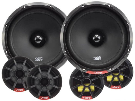 Vibe SLICK6C-V7 - 6.5" 17cm 2 Way Component Car Speakers 540W